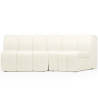 Buy Modular Sofa - Upholstered in Bouclé - 2 Modules - Barkleyn White 61308 - in the EU