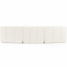 Buy Modular Sofa - Upholstered in Bouclé - 3 Modules  - 4/5 Seater - Barkleyn White 61309 - in the EU