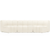 Buy Modular Sofa - Upholstered in Bouclé - 3 Modules - Barkleyn White 61309 - in the EU