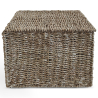 Buy Natural Fiber Basket with Lid - 40x30CM - Vernui Brown 61313 - prices