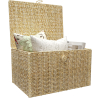 Buy Natural Fiber Basket with Lid - 40x30CM - Vernui Brown 61313 in the Europe
