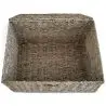 Buy Natural Fiber Basket with Lid - 40x30CM - Vernui Brown 61313 - in the EU