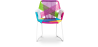 Buy Tropical Garden armchair - White Legs Multicolour 58537 at MyFaktory