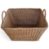 Buy Rattan Basket with Handles - 45x35CM - Gyua Natural 61315 - in the EU