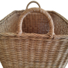 Buy Rattan Basket with Handles - 45x35CM - Gyua Natural 61315 home delivery