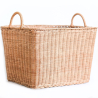 Buy Rattan Basket with Handles - 45x35CM - Gyua Natural 61315 - in the EU