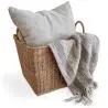 Buy Rattan Basket with Handles - 45x35CM - Gyua Natural 61315 with a guarantee