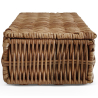 Buy Rattan Basket with Lid / 26x10CM - Deral Natural 61317 in the Europe