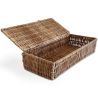 Buy Rattan Basket with Lid / 26x10CM - Deral Natural 61317 in the Europe
