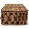 Buy Rattan Basket with Lid / 26x10CM - Deral Natural 61317 with a guarantee