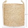 Buy Natural Fiber Basket with Handles - 30x30CM - Gressa Natural 61319 with a guarantee