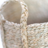 Buy Natural Fiber Basket with Handles - 30x30CM - Gressa Natural 61319 in the Europe