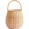 Buy  Rattan Basket with Handle - 22x18CM - Cusca Natural 61320 - in the EU
