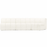 Buy Modular Sofa - Upholstered in Bouclé - 3 Modules - 4/5 Seater - Barkleyn II White 61310 - in the EU