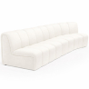 Buy Modular Sofa - Upholstered in Bouclé - 3 Modules - 4/5 Seater - Barkleyn II White 61310 in the Europe