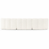 Buy Modular Sofa - Upholstered in Bouclé - 3 Modules - 4/5 Seater - Barkleyn II White 61310 - in the EU