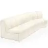 Buy Modular Sofa - Upholstered in Bouclé - 3 Modules - Barkleyn II White 61310 at MyFaktory