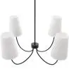 Buy Black Ceiling Chandelier with 4 Shades - Xium Black 61333 - in the EU