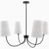 Buy Black Ceiling Chandelier with 4 Shades - Xium Black 61333 - in the EU