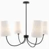 Buy Black Ceiling Chandelier with 4 Shades - Xium Black 61333 at MyFaktory