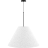 Buy Hanging Ceiling Lamp with Fabric Shade - Derila Black 61334 in the Europe