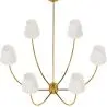 Buy Gold Ceiling Chandelier with 6 Shades - Derny Gold 61335 at MyFaktory