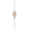 Buy LED Wall Lamp Tube in Metal and Glass - Vintage - Wida Brass 61337 - in the EU