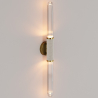 Buy LED Wall Lamp Tube in Metal and Glass - Vintage - Wida Brass 61337 - prices