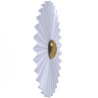 Buy Wall Lamp Applique Flower in White and Gold Metal - 30CM White 61338 in the Europe