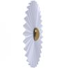Buy Wall Lamp Applique Flower in White and Gold Metal - 30CM White 61338 home delivery