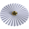 Buy Wall Lamp Applique Flower in White and Gold Metal - 40CM White 61339 with a guarantee