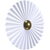 Buy Wall Lamp Applique Flower in White and Gold Metal - 40CM White 61339 in the Europe