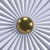 Buy Wall Lamp Applique Flower in White and Gold Metal - 40CM White 61339 - prices