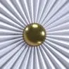 Buy Wall Lamp Applique Flower in White and Gold Metal - 40CM White 61339 - prices