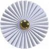 Buy Wall Lamp Applique Flower in White and Gold Metal - 45CM White 61340 - in the EU