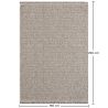 Buy Large Contemporary and Modern Design Rug - Beige (190x290 cm) - Santorini Grey 61376 home delivery