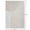 Buy Rug Large Contemporary Modern Design - Beige (290x200 cm) - Pola Beige 61350 home delivery