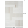 Buy Rug Large Contemporary Modern Design - Beige (290x200 cm) - Topa Beige 61353 in the Europe