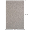 Buy Large Contemporary and Modern Design Rug - Beige (160x230 cm) - Santorini Grey 61377 home delivery