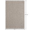 Buy Large Contemporary and Modern Design Rug - Beige (160x230 cm) - Kesta Grey 61379 with a guarantee