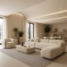 Buy Large Contemporary and Modern Design Rug - Beige (160x230 cm) - Kesta Grey 61379 - prices