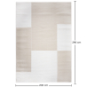 Buy Rug Large Contemporary Modern Design - Beige (290x200 cm) - Canra Beige 61357 in the Europe