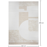 Buy Rug Large Contemporary Modern Design - Beige (290x200 cm) - Lesme Beige 61359 in the Europe