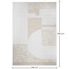Buy Rug Large Contemporary Modern Design - Beige (290x200 cm) - Lesme Beige 61359 home delivery