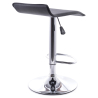 Buy Swivel Chromed Metal Office Bar Stool - Height Adjustable Black 49744 in the Europe