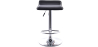 Buy Swivel Chromed Metal Office Bar Stool - Height Adjustable Black 49744 - in the EU
