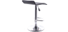 Buy Swivel Chromed Metal Office Bar Stool - Height Adjustable Black 49744 home delivery