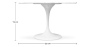 Buy Tulipa Table - Marble - 120cm Marble 13303 with a guarantee