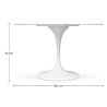 Buy Tulipa Table - Marble - 120cm Marble 13303 with a guarantee