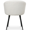 Buy Upholstered Dining Chair in Bouclé - Vurel White 61300 - in the EU